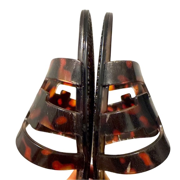 Sam Edelman Bay Jelly Slide Sandals Tortoise Black Brown Women’s Size 9 - Picture 13 of 13